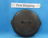 Vintage Antique Griswold No 8 Lid Skillet Lid, Self Basting Small Logo Cast Iron Cookware, Free Shipping