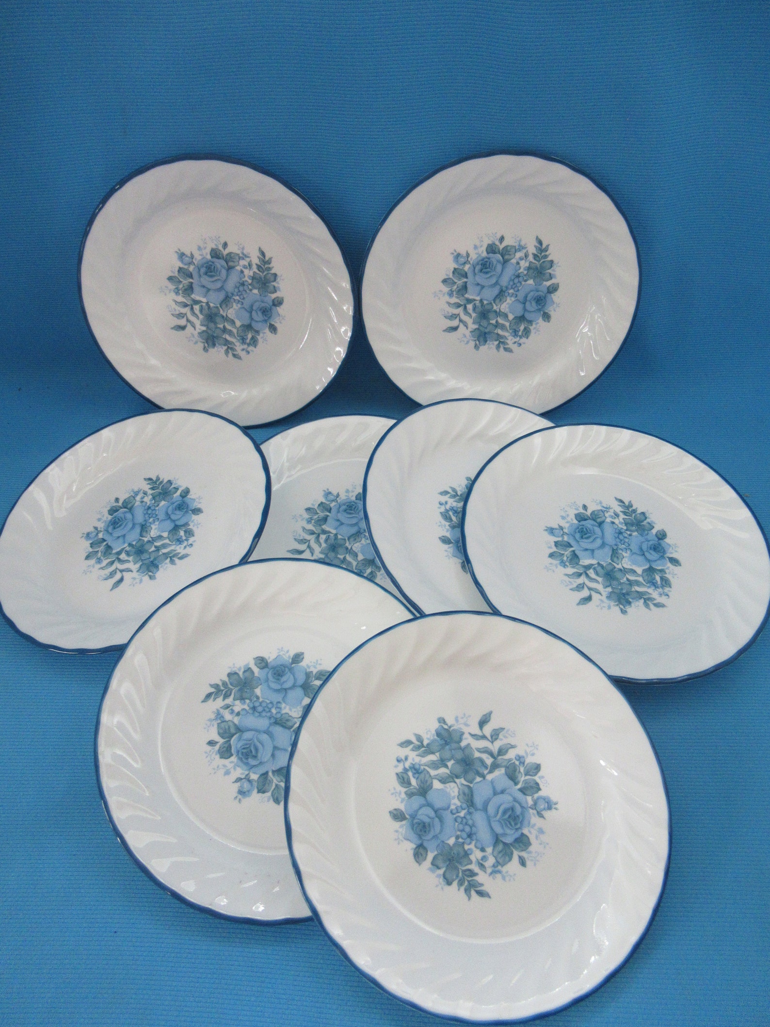 Vintage Blue Velvet Corelle by Corning Desert Plate 7 Etsy