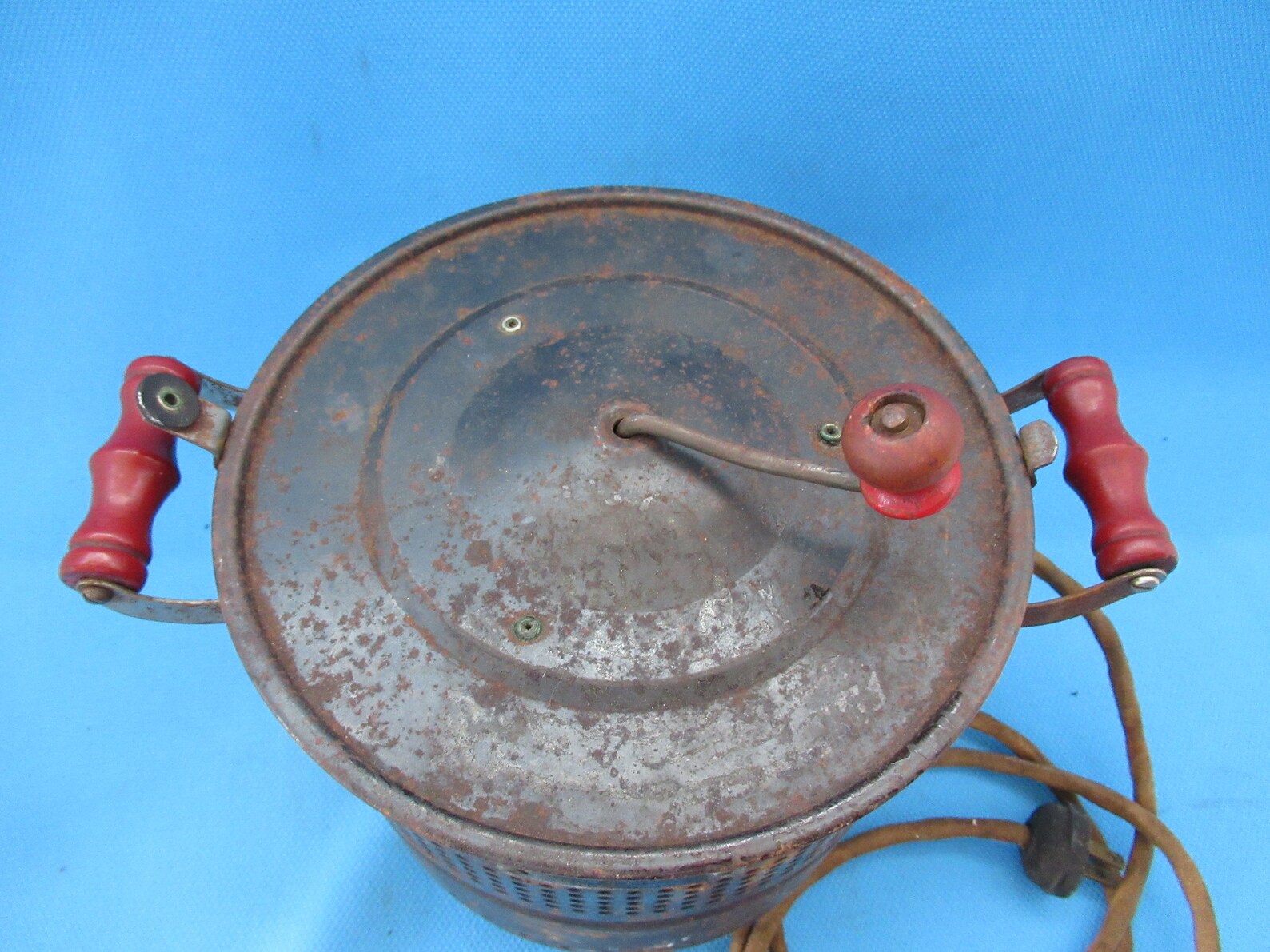 Vintage Antique Electric Popcorn Popper Crank Handle Pop Corn Etsy