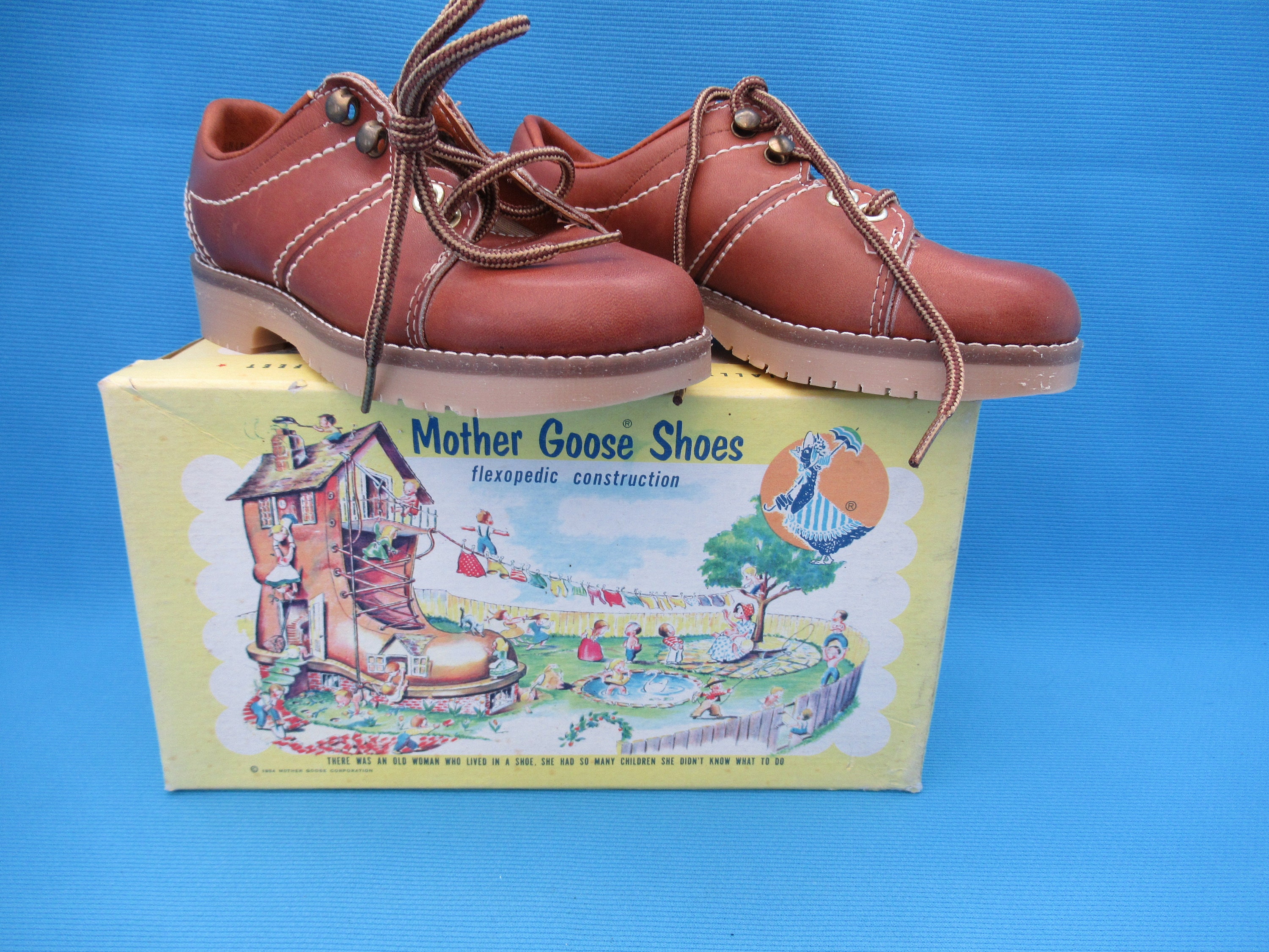 Vintage Antique Mother Goose Children's Shoes NOS Etsy