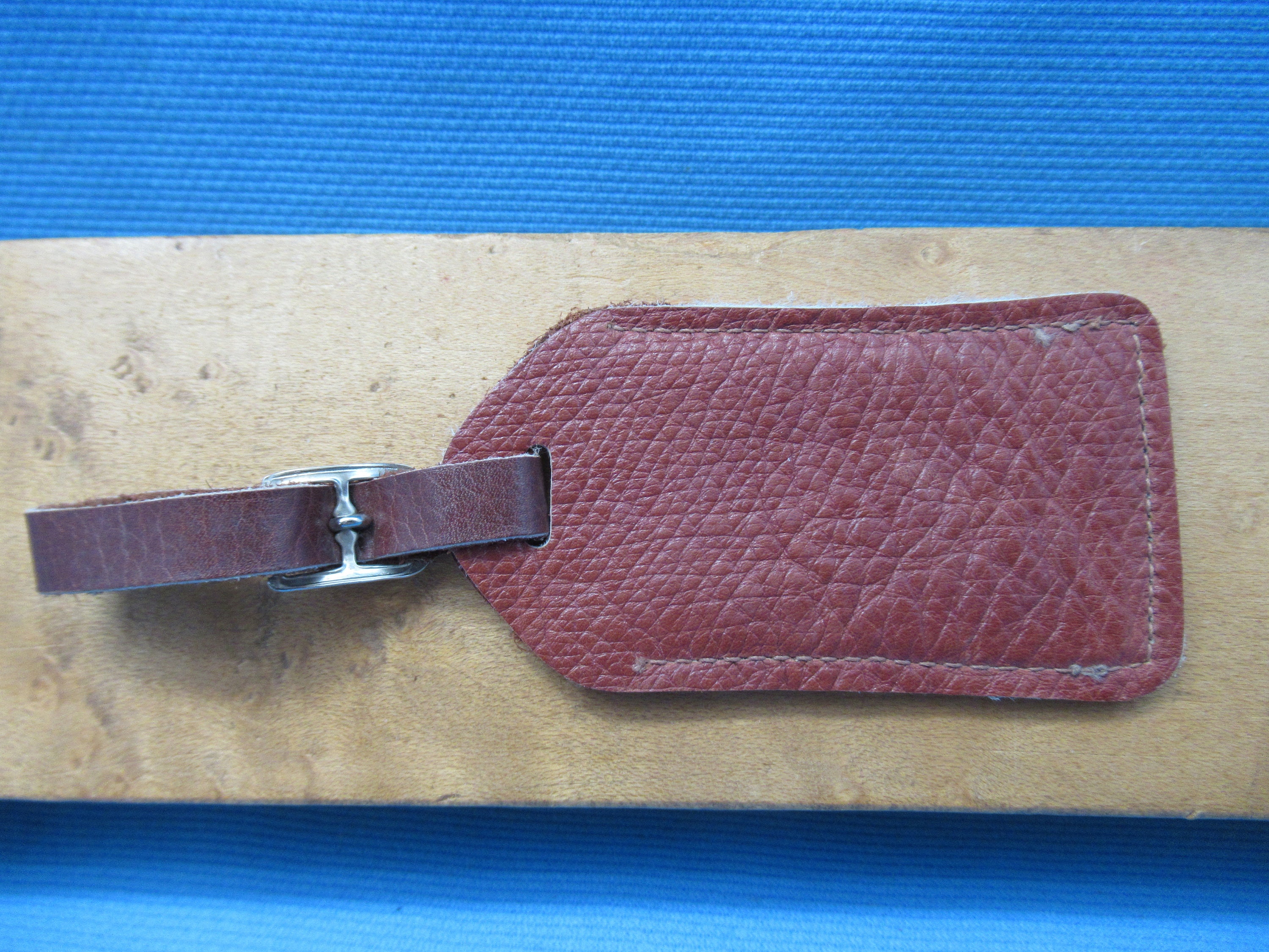 Vintage 2 Leather Luggage Tags New Old Stock Lot of 2 Etsy UK
