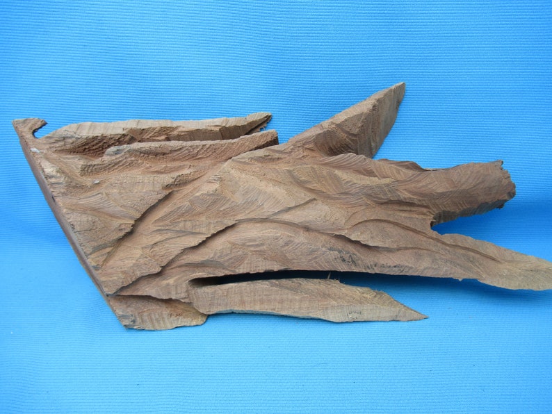 Vintage Wood Wooden Carving Free Shipping Hand Carved Folk Art Carved Wing