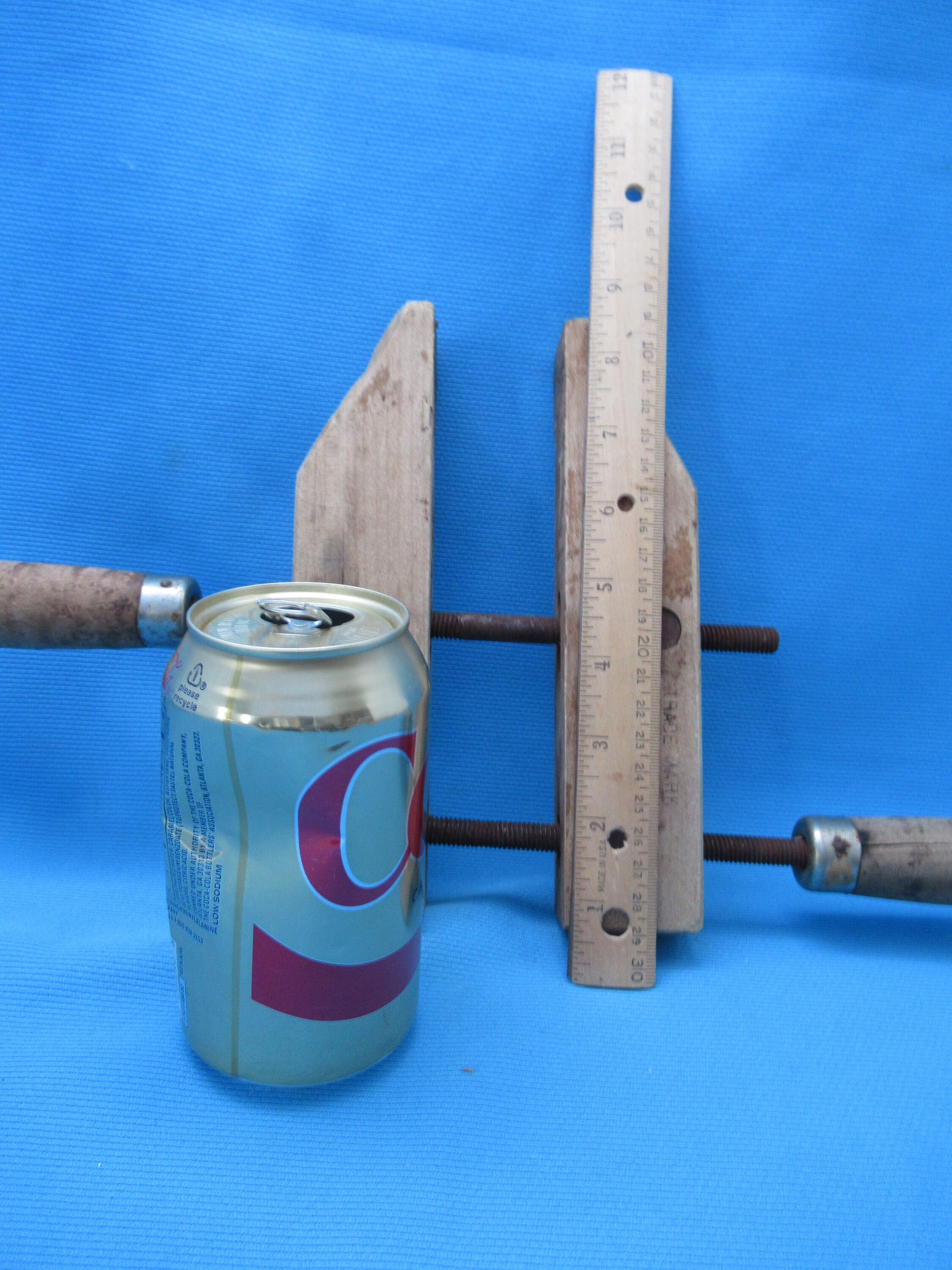 Vintage Carpenter Wood Clamps Wooden Adjustable Clamp Lot 2 Etsy