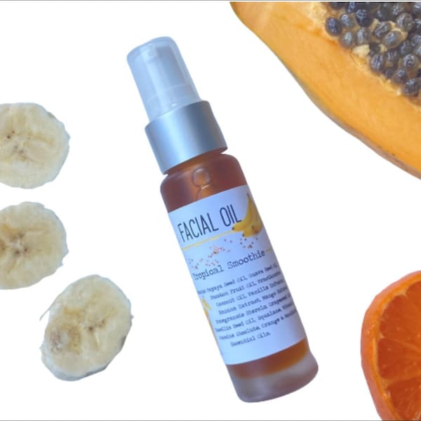 Tropical Smoothie Facial Oil - Papaya Seed, Banana Extract, Maracuja, & Guava