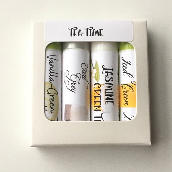 Tea Time: Natural Lip Balm Set