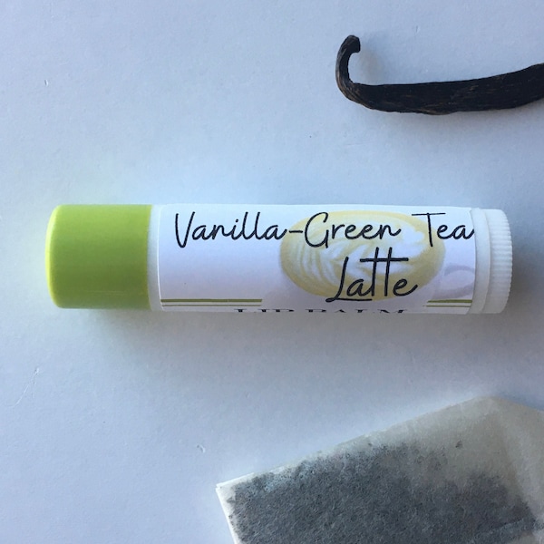 Vanilla-Green Tea Latte - Organic Ingredients, Essential Oils, No artificial flavor