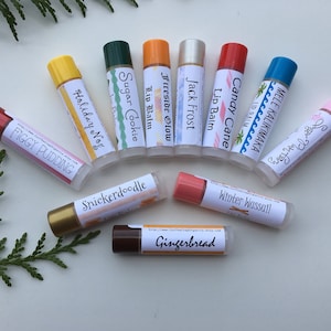 Christmas Lip Balm - Organic Ingredients & Essential Oils