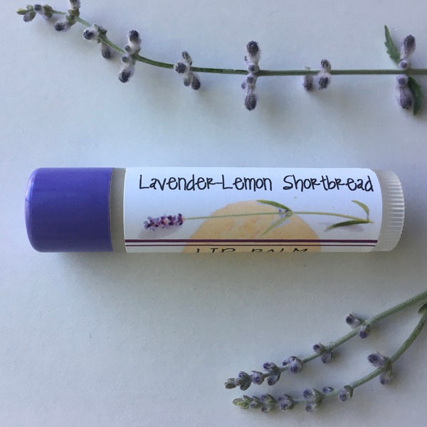 Lavender-Lemon Shortbread - Organic Ingredients, Essential Oils, No artificial flavor