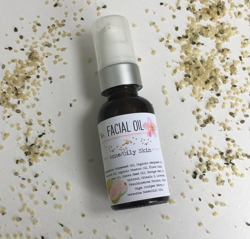 AcneProne Skin Facial Oil High Linoleic Acid Serum Etsy