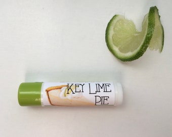 Key Lime Pie Lip Balm- Organic Ingredients, Essential Oils, No artificial flavor