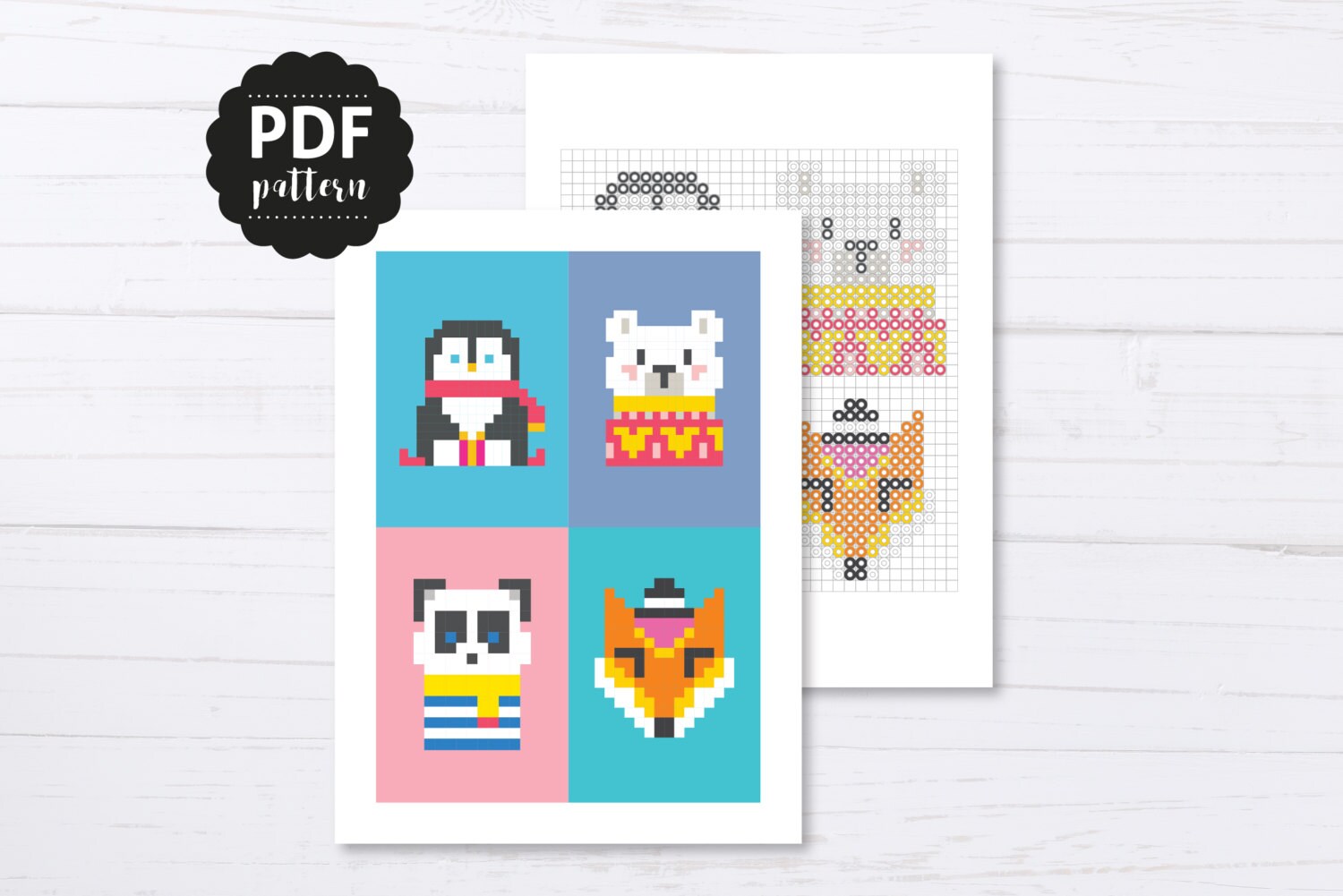 Download DIY PDF Hama, Ornament, Toddlers Beads Pattern Craft, Children ...