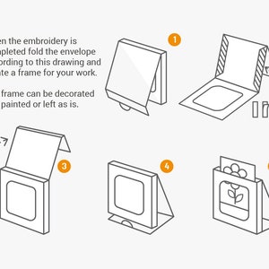 Needlepoint kits Ignites kids creativity No hoop needed. Eco-friendly packaging that turns into a display frame. Get any 2 for less image 2