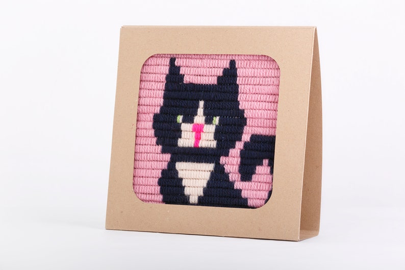 2 DIY Needlepoint Kits for Beginners. Easier Than Cross Etsy