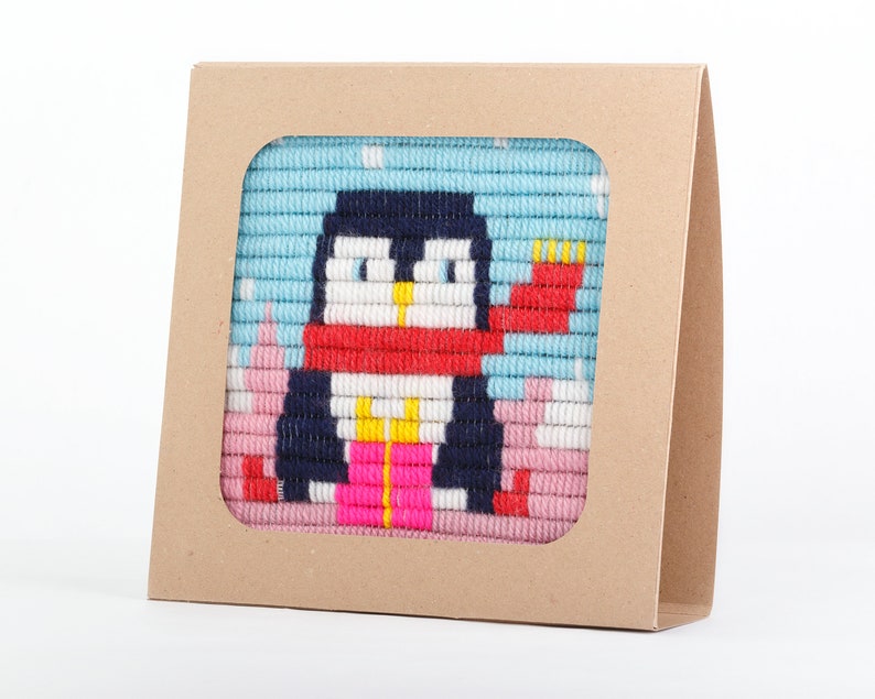 Needlepoint kits Ignites kids creativity No hoop needed. Eco-friendly packaging that turns into a display frame. Get any 2 for less image 8