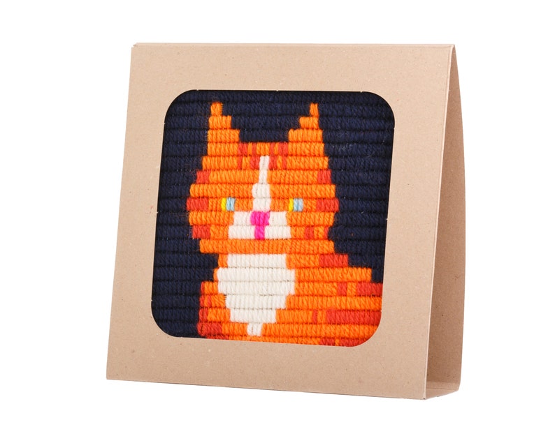 Needlepoint kits Ignites kids creativity No hoop needed. Eco-friendly packaging that turns into a display frame. Get any 2 for less image 9