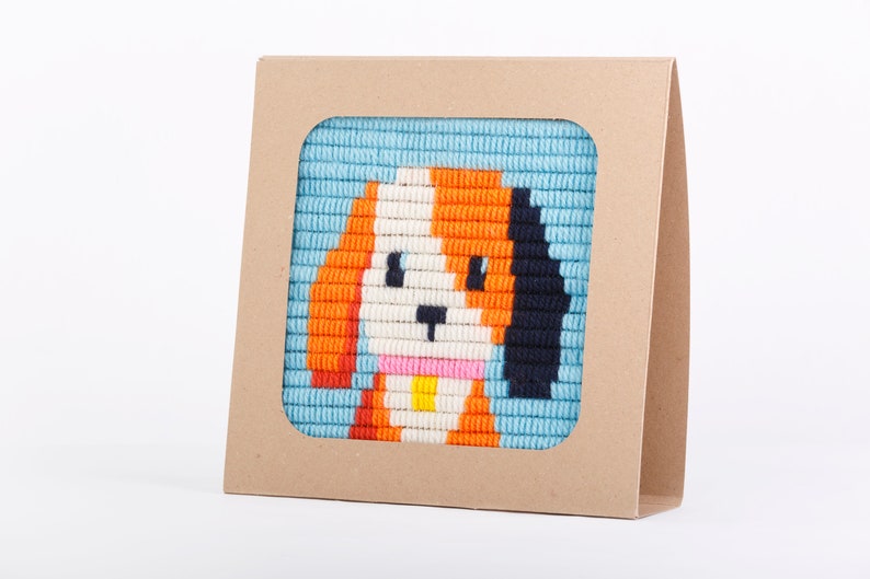 2 DIY Needlepoint Kits for Beginners. Easier Than Cross Etsy