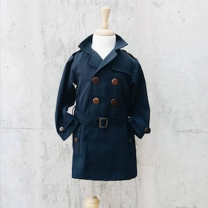 Boys trench coat, Kids Navy Coat, Boys winter coat, boys elegant coat, kids fall trench coat, kids modern coat, Cute trench coat
