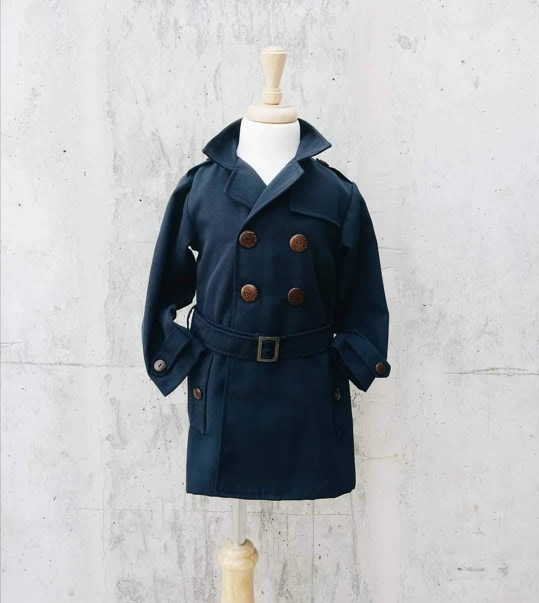 Jeans Trench Coat Kids Boys Burberry Boy Burberry Baby Boys Beige Check Shirt Pierre Blue Jeans