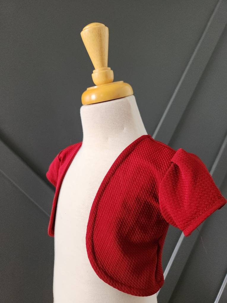 Girls red bolero deals