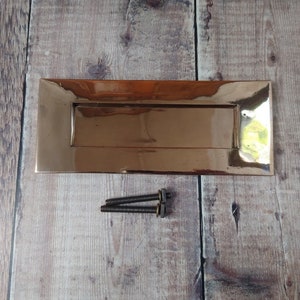 Vintage Copper Brass Door Letter Plate
