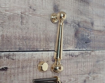 Polished Brass Door Knocker, Vintage Brass Doorknocker