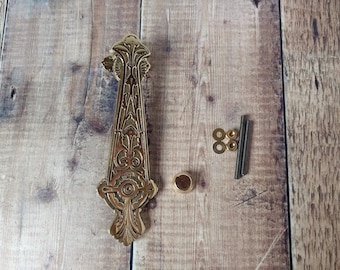 Polished Brass Edwardian Style Door Knocker, Brass Doorknocker