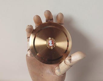 ヴィンテージコンパクトミラー：化粧台の装飾 - Etsy 日本