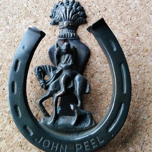 John Peel En fer à cheval récupéré Door Knocker