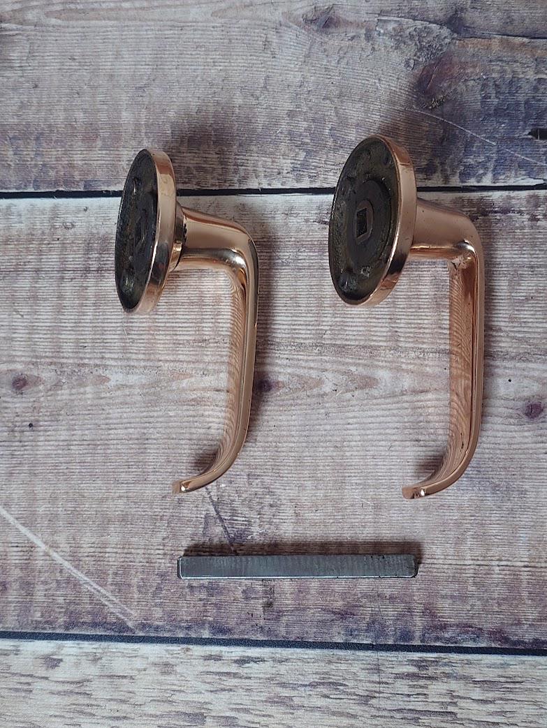 シンピン アンティークドウノドアハンドル-handle セット ドアハンドル