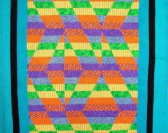 Fractured Rainbows Quilt Pattern