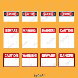 Waarschuwingsbord svg, Gevaarteken svg, Pas op svg, Waarschuwingsbord svg, Leeg waarschuwingsbord svg, Leeg gevaarteken, Cricut Design, Silhouetstudio
