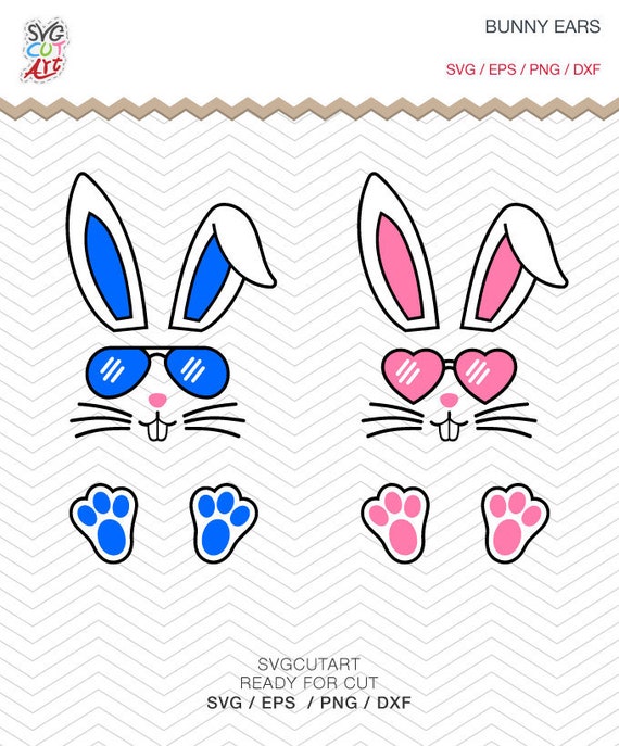 Oreilles de lapin Svg, Oreilles de lapin mignon Svg, Lapin lapin Svg,  Pâques Svg, Png, Dxf -  France