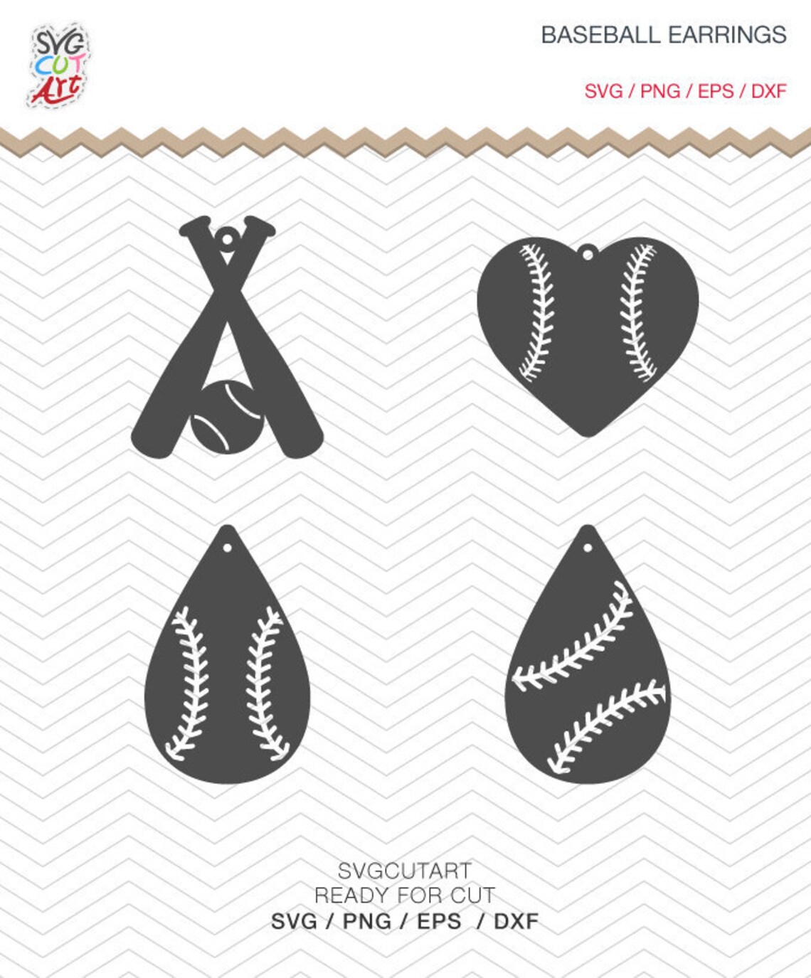 Baseball Earrings SVG DXF PNG eps teardrop Pendant bat decal Etsy