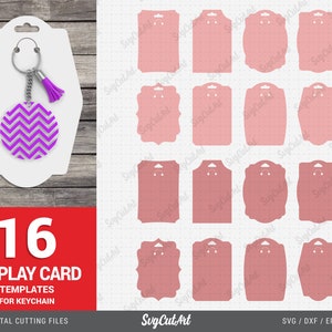 Keychain Display Card Svg, keyring Display Card, Keychain patterns svg, Keychain Packaging, Key Ring Tag svg, Packaging Patterns Svg