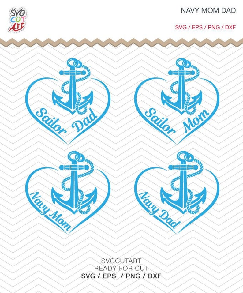 Download Navy mom svg Navy dad svg Sailing Svg Anchor Svg sailor | Etsy