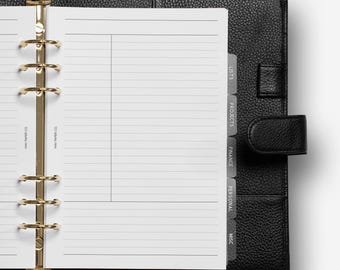 Cornell Notes Planner Insert