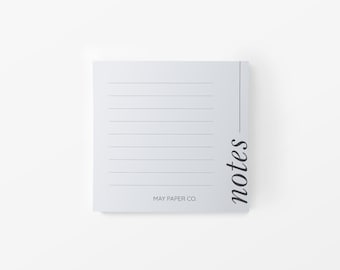 Minimal Notes Italic Sticky Note