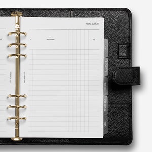 Next Action Planner Insert