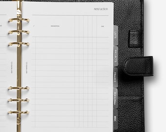 Next Action Planner Insert