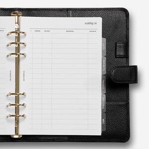 Waiting On Planner Insert