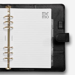 Memo Notes Planner Insert