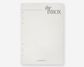 The Inbox Frosted Dashboard | Premium Frost Black Ink