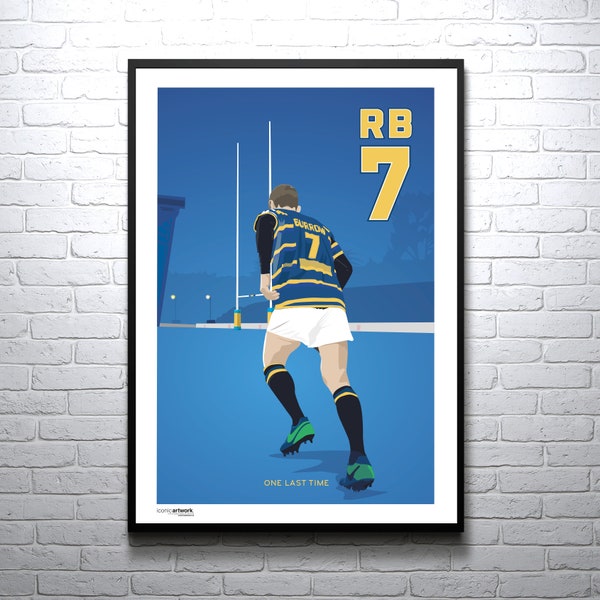 Rob Burrow, One last time. Leeds and Great Britain Rugby League legend.