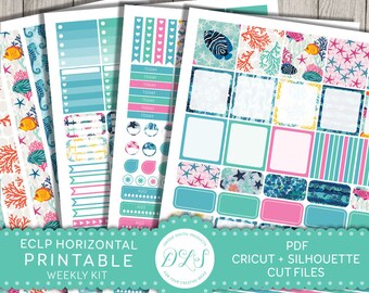 4th of july planner stickers horizontal usa stickers blue red etsy