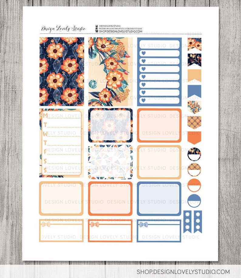 Big Happy Planner PRINTABLE Weekly Kit Fall Planner Stickers - Etsy