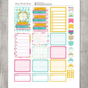 Printable BACK TO SCHOOL Planner Stickers, Big Happy Planner Weekly ...
