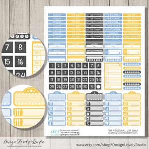 Printable BACK TO SCHOOL Planner Stickers, Happy Planner Back to School ...