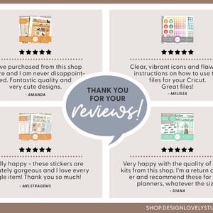 Pode incluir: Imagem com avalia&ccedil;&otilde;es de clientes para uma loja. As avalia&ccedil;&otilde;es s&atilde;o exibidas em uma grade, cada uma com uma imagem do produto e uma classifica&ccedil;&atilde;o por estrelas. O texto "THANK YOU FOR YOUR reviews!" est&aacute; em um bal&atilde;o.