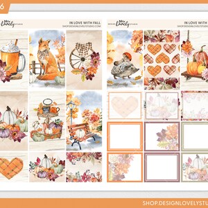 Happy Planner Printable Stickers, Fall Planner Stickers, Weekly Sticker ...
