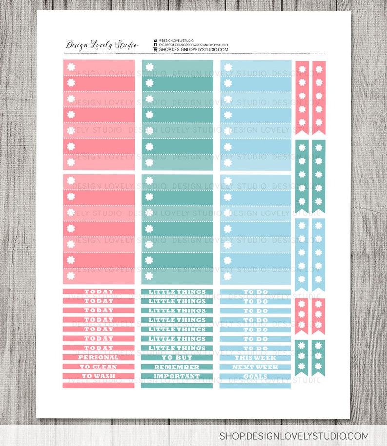 Mothers Day Planner Stickers Kit Big Happy Planner Printable - Etsy